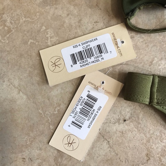 NWT Ris-K Moss Shimmer Bikini - Picture 9 of 10